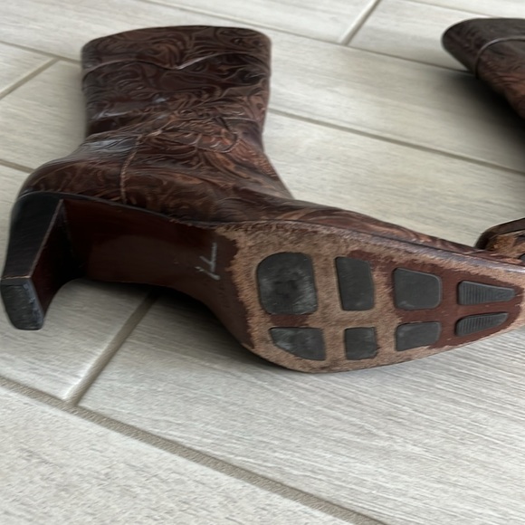 💃🏻👢 Vintage Antonio Melanie Calf Boots.Sz 7. Gently worn made in Brazil👢 - Picture 4 of 9
